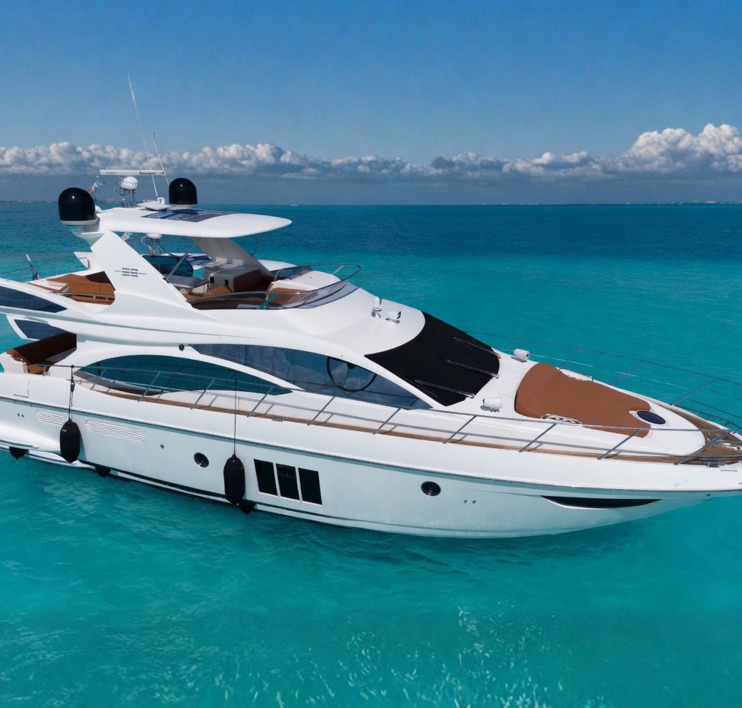 Renta del yate Golden Sun Azimut en Cancún