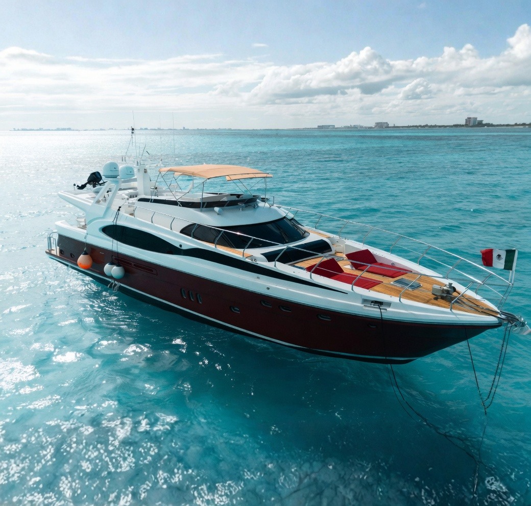 Renta del yate VIVE Dyna Craft en Cancún